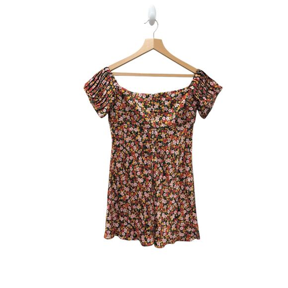 New Bec + Bridge New Romantics Silk‎ Mini Dress Floral Women’s Size 8 - Picture 13 of 13